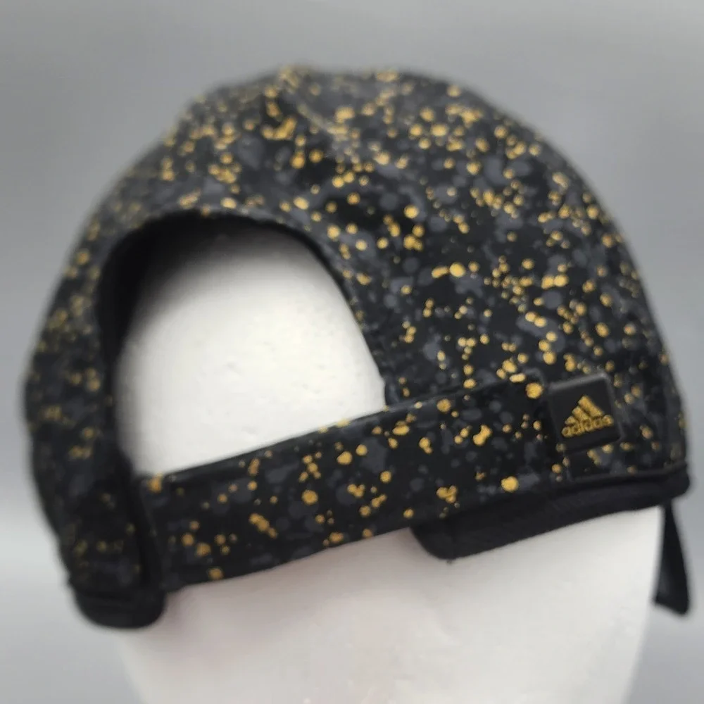 Adidas Adizero Extra Cap Hat Gold Speckle Pattern Youth Adjustable